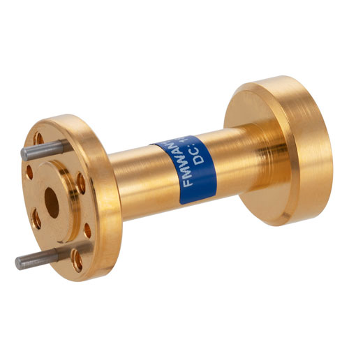 Wide Angle Scalar Feed Horn Waveguide Antenna, WR-15, 55 GHz to 65 GHz, UG-385/U Round Cover Flange, 10 dBi Nominal Gain FMWAN1070