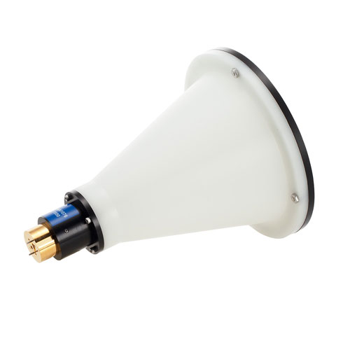 Lens Horn Waveguide Antenna, WR-15, 55 GHz to 65 GHz, UG-385/U Round Cover Flange, 37 dBi Nominal Gain FMWAN1076