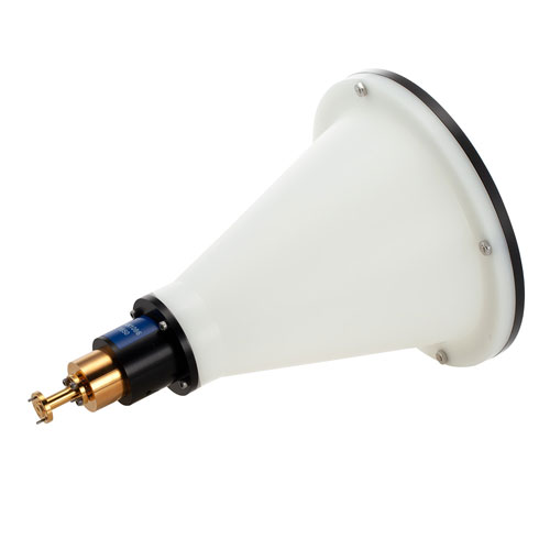 Lens Horn Waveguide Antenna, WR-10, 89 GHz to 99 GHz, UG-387/U Round Cover Flange, 40 dBi Nominal Gain FMWAN1086