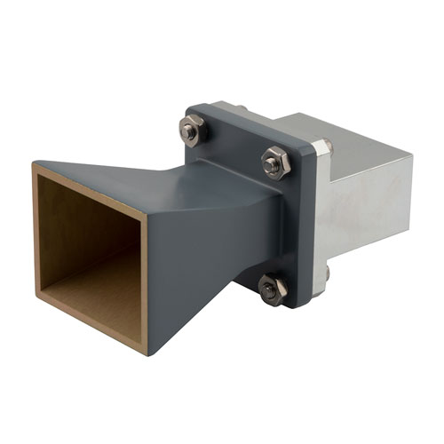 WR-112 Standard Gain Horn with 10 dBi gain, End Launch SMA Female connector FMWAN112-10ELSF