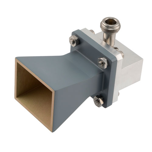 WR-112 Standard Gain Horn with 10 dBi gain, N Female connector FMWAN112-10NF