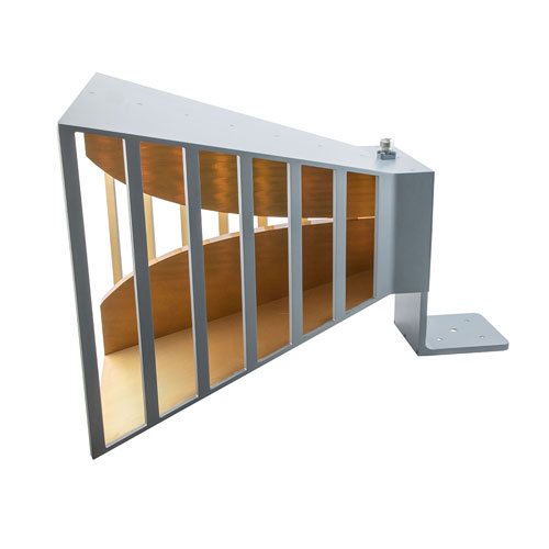 Broadband Gain Horn Antenna,  0.6 GHz to 6 GHz 11 dBi Gain, N Type Female Connector FMWAN1150