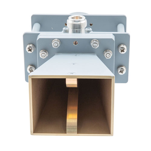 Broadband Gain Horn Antenna, 6 GHz to 18 GHz 10 dBi Gain, N Female Connector FMWAN1159