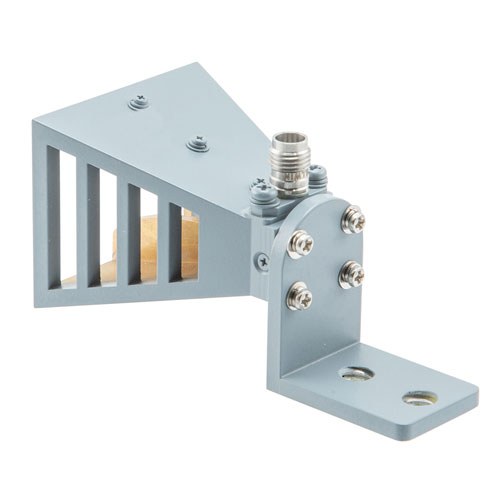 Broadband Gain Horn Antenna, 6 GHz to 67 GHz 13 dBi Gain, 1.85mm Female Connector FMWAN1160