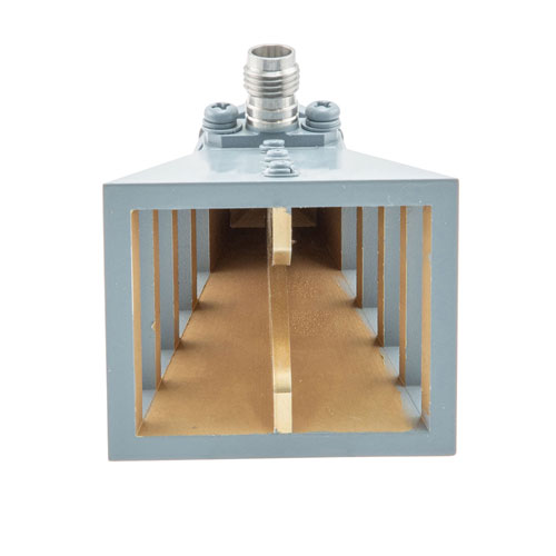 Broadband Gain Horn Antenna, 6 GHz to 67 GHz 13 dBi Gain, 1.85mm Female Connector FMWAN1160