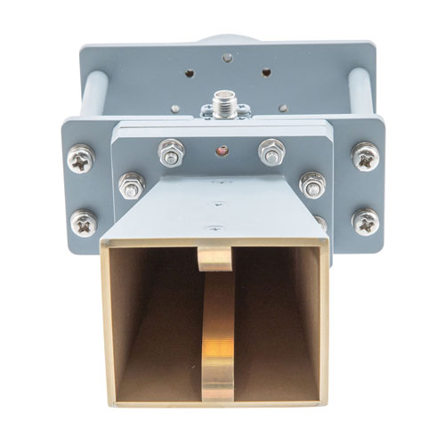 Broadband Gain Horn Antenna, 8 GHz to 18 GHz 10 dBi Gain, SMA Female Connector FMWAN1161