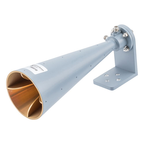 Broadband Horn Antenna, Dual Polarized 23 GHz to 43 GHz 20 dBi Gain, 2.92mm Female Connector FMWAN1169