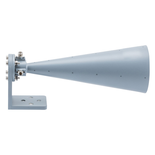 Broadband Horn Antenna, Dual Polarized 23 GHz to 43 GHz 20 dBi Gain, 2.92mm Female Connector FMWAN1169