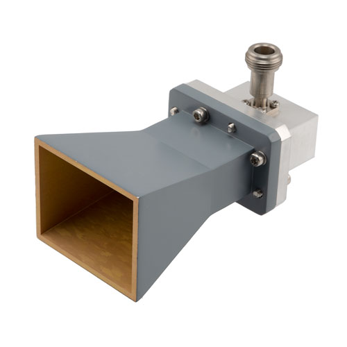 WR-137 Standard Gain Horn with 10 dBi gain, N Female connector FMWAN137-10NF
