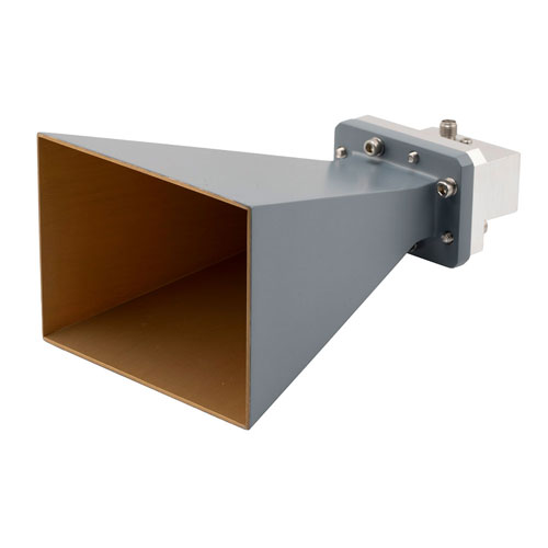 WR-137 Standard Gain Horn with 15 dBi gain, SMA Female connector FMWAN137-15SF