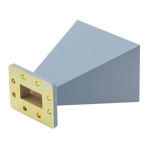 WR-159 Standard Gain Horn Antenna Operating From 4.9 GHz to 7.05 GHz, 15 dBi Nominal Gain, ? Flange FMWAN159-15