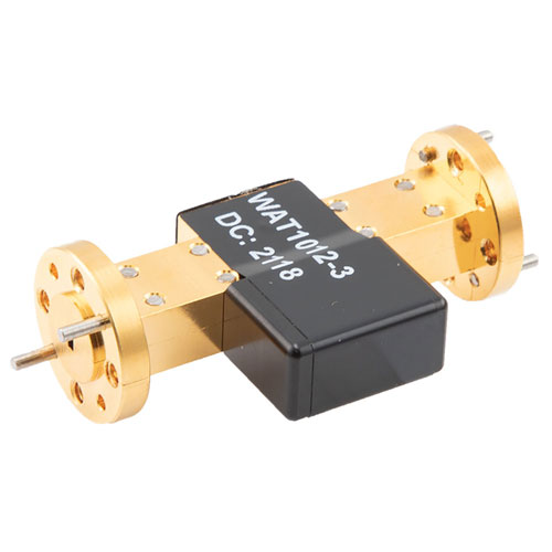 WR-10 Waveguide Attenuator Fixed 3 dB Operating from 75 GHz to 110 GHz, UG-387/U-Mod Round Cover Flange, 1W Max Power FMWAT1012-3