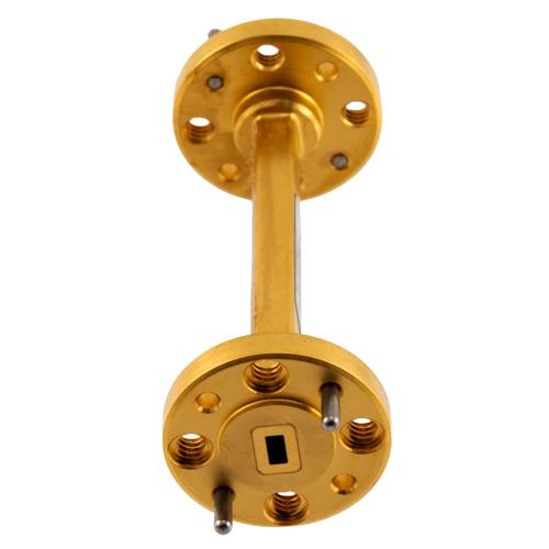 WR-12 Waveguide Fixed Attenuator, 10 dB, Operating from 60 GHz to 90 GHz, UG-387/U Round Cover Flange, Rated to 0.1 Watt FMWAT1020-10