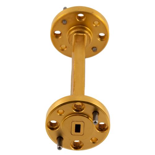 WR-12 Waveguide Fixed Attenuator, 20 dB, Operating from 60 GHz to 90 GHz, UG-387/U Round Cover Flange, Rated to 0.1 Watt FMWAT1020-20