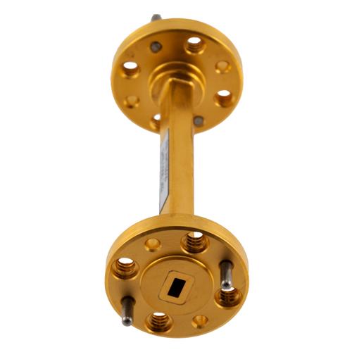 WR-12 Waveguide Fixed Attenuator, 20 dB, Operating from 60 GHz to 90 GHz, UG-387/U Round Cover Flange, Rated to 0.1 Watt FMWAT1020-20