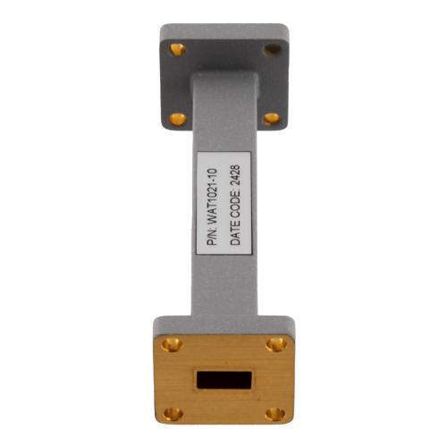 WR-34 Waveguide Fixed Attenuator, 10 dB, Operating from 21.7 GHz to 33 GHz, UG-1530/U Square Cover Flange, Rated to 0.5 Watt FMWAT1021-10