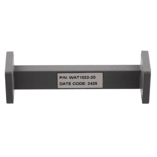 WR-42 Waveguide Fixed Attenuator, 20 dB, Operating from 17.6 GHz to 26.7 GHz, UG-595/U Square Cover Flange, Rated to 1 Watt FMWAT1022-20