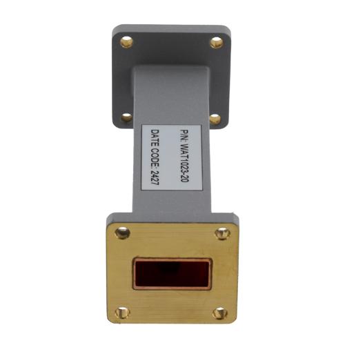 WR-90 Waveguide Fixed Attenuator, 20 dB, Operating from 8.2 GHz to 12.4 GHz, UG-39/U Square Cover Flange, Rated to 2 Watt FMWAT1023-20