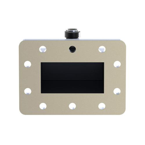 WR-229 Waveguide to Coax Adapter with a CPR-229F flange and N Type Female Connector, Operating from 3.22 GHz to 4.9 GHz FMWCA1124