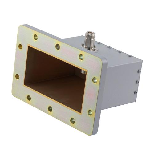 WR-510 to N-Type Female Waveguide to Coax Adapter CPR510F Flange With 1.45 GHz to 2.2 GHz FMWCA1132
