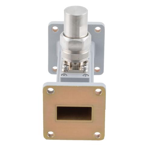 30 dB WR-90 Waveguide Loop Coupler, UG Cover Flange, N Female Coupled Port, 8.2 GHz to 12.5 GHz in Aluminum FMWCP1100N-30