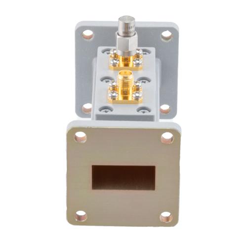 30 dB WR-90 Waveguide Loop Coupler, UG Cover Flange, SMA Female Coupled Port, 8.2 GHz to 12.5 GHz in Aluminum FMWCP1100S-30