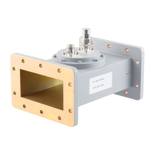 40 dB WR-430 Waveguide Loop Coupler, CPR430F Flange, N Female Coupled Port, 1.72 GHz to 2.61 GHz in Aluminum FMWCP1106N-40