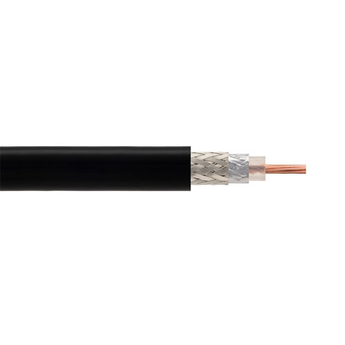 Times Microwave LMR-100A-UF Low Loss Flexible Coax Cable Black TPE Jacket Ultra Flex LMR-100A-UF