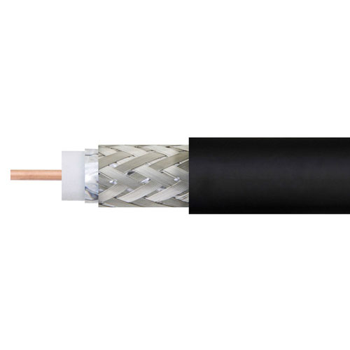 Times Microwave LMR-200-FR Low Loss Flexible Coax Cable Black FRPE Jacket LMR-200-FR