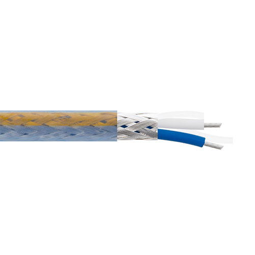 M17/176-00002-FM 77 Ohm Flexible Coax Cable Blue PFA Jacket M17/176-00002-FM