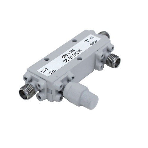 SMA Directional Coupler 20 dB 2 GHz to 18 GHz Rated to 50 Watts MC0218-20
