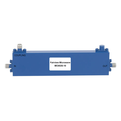 SMA Directional Coupler 10 dB Coupled Port From 500 MHz to 3 GHz Rated To 50 Watts MC053S-10