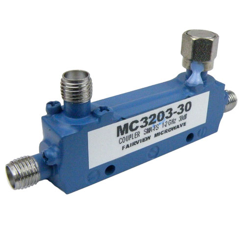 SMA Directional Coupler 30 dB Coupled Port From 1 GHz to 2 GHz MC3203-30