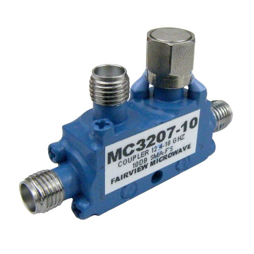 SMA Directional Coupler 10 dB Coupled Port From 12.4 GHz to 18 GHz MC3207-10