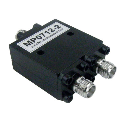 2 Way Power Divider SMA Connectors From 7 GHz to 12.4 GHz Rated at 10 Watts MP0712-2