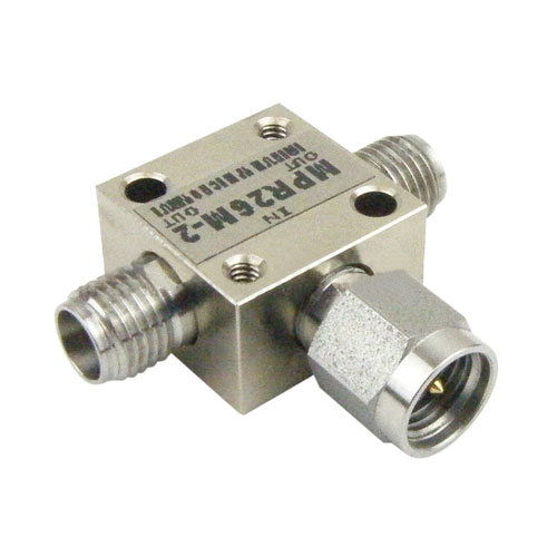 2 Way Power Divider 3.5mm Connectors To 26.5 GHz Rated at 1 Watts MPR26M-2