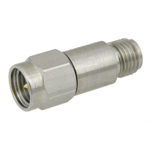 11 dB Fixed Attenuator SMA Male (Plug) to SMA Female (Jack) Up to 18 GHz Rated to 2 Watts, Passivated Stainless Steel Body, 1.35 VSWR SA18E-11