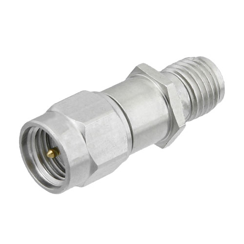 15 dB Fixed Attenuator SMA Male (Plug) to SMA Female (Jack) Up to 18 GHz Rated to 2 Watts, Passivated Stainless Steel Body, 1.35 VSWR SA18H-15