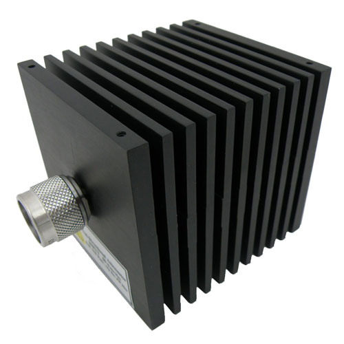 10 dB Fixed Attenuator N Male (Plug) to N Female (Jack) Directional Up to 18 GHz Rated to 50 Watts, Heatsink Body, 1.55 VSWR SA18N507-10