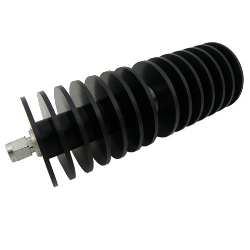 15 dB Fixed Attenuator SMA Male (Plug) to SMA Female (Jack) Up to 18 GHz Rated to 50 Watts, Heatsink Body, 1.35 VSWR SA18S50W-15