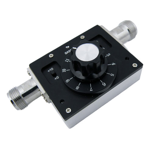 1.7 to 31 dB Step Attenuator With a 1 dB Step N Female Connectors Rated Up To 2.7 GHz and Up to 2 Watts in a Dial Design SA3101N