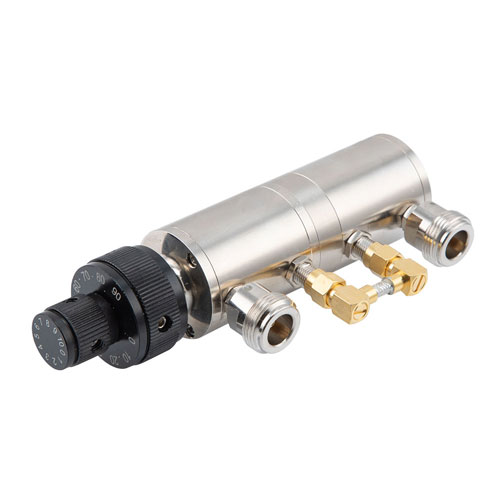 WETPET Attenuatore 3dB Flangiato – 100W, DC-3GHz, 50Ω, VSWR Basso, Ceramica All'ossido Di Berillio