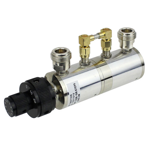 1 to 30 dB Step Attenuator With a 1 dB Step N Female Connectors Rated Up To 3 GHz and Up to 2 Watts in a Dial Design SA3730N