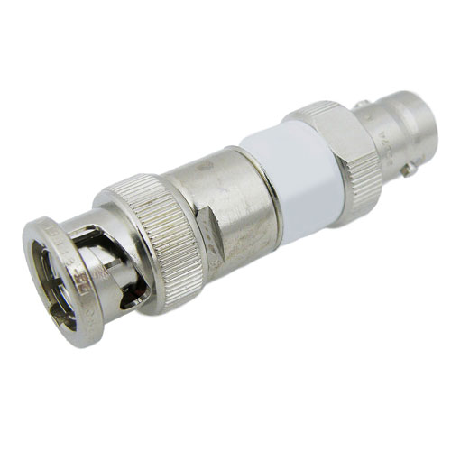 40 dB Fixed Attenuator 75 Ohm BNC Male (Plug) to 75 Ohm BNC Female (Jack) Up to 3 GHz Rated to 2 Watts, , 1.3 VSWR SA3B75-40