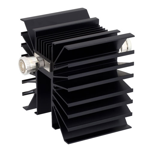 10 dB Fixed Attenuator 7/16 Female (Jack) to 7/16 Female (Jack) Directional Up to 3 GHz Rated to 300 Watts, Heatsink Body, 1.4 VSWR SA3DFF300W-10