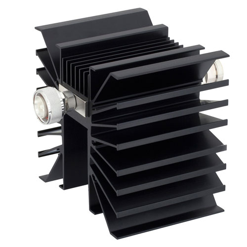 20 dB Fixed Attenuator 7/16 Male (Plug) to 7/16 Female (Jack) Directional Up to 3 GHz Rated to 300 Watts, Heatsink Body, 1.4 VSWR SA3DMF300W-20