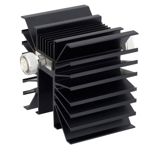 20 dB Fixed Attenuator 7/16 Male (Plug) to 7/16 Male (Plug) Directional Up to 3 GHz Rated to 300 Watts, Heatsink Body, 1.4 VSWR SA3DMM300W-20