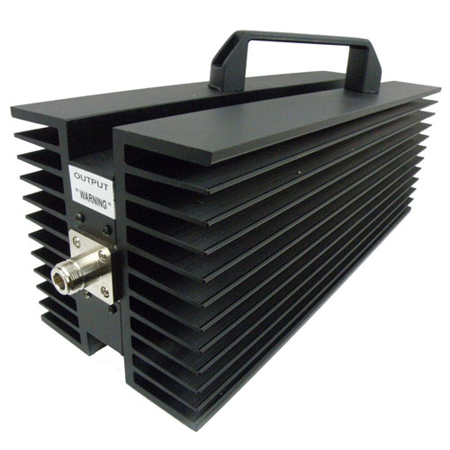 10 dB Fixed Attenuator N Male (Plug) to N Female (Jack) Directional Up to 3 GHz Rated to 500 Watts, Heatsink Body, 1.4 VSWR SA3N500-10