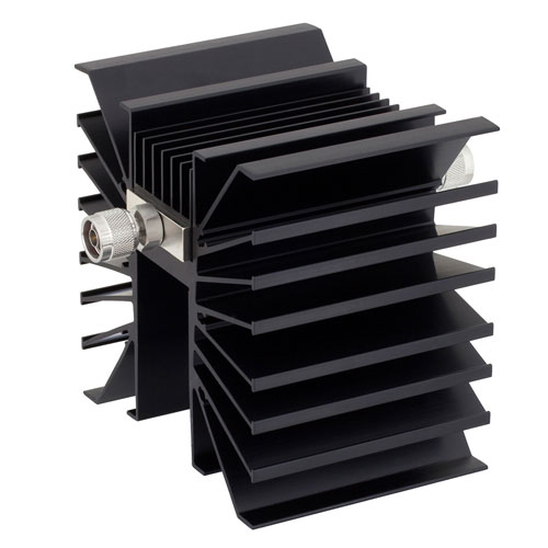 10 dB Fixed Attenuator N Male (Plug) to N Male (Plug) Directional Up to 3 GHz Rated to 300 Watts, Heatsink Body, 1.4 VSWR SA3NMM300W-10