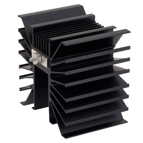 6 dB Fixed Attenuator SMA Female (Jack) to SMA Male (Plug) Directional Up to 3 GHz Rated to 300 Watts, Heatsink Body, 1.4 VSWR SA3SFM300W-06